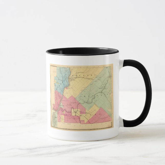 Caneca Harmonia, Hickory, Kingsley, municípios de Tionest (Direita)
