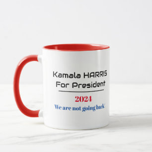 Caneca Harris para o Presidente 2024 "Não vamos voltar"