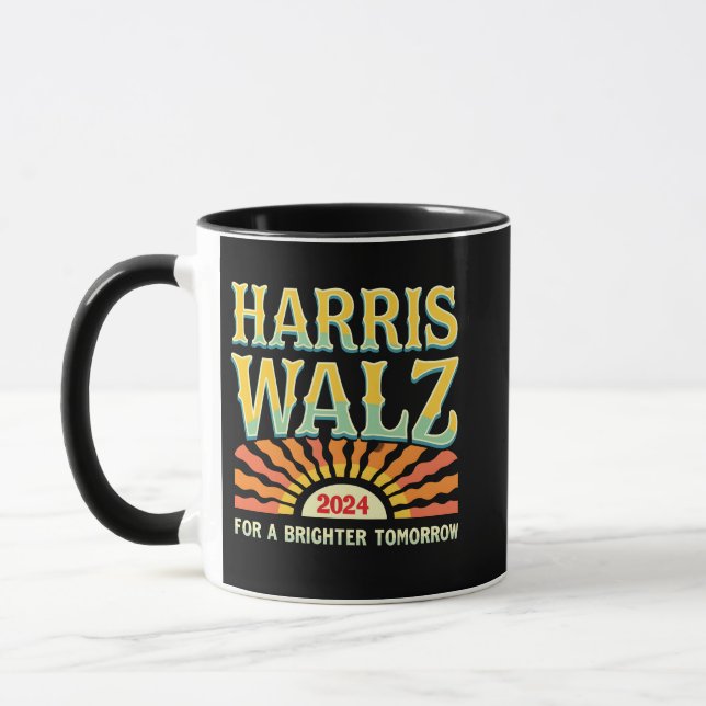 Caneca Harris Waltz para um amanhã brilhante Kamala Harri (Esquerda)