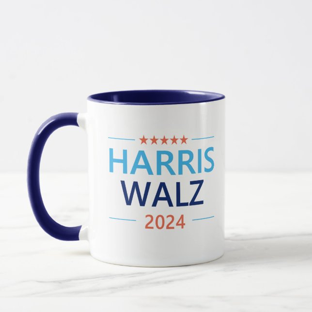 Caneca Harris Walz 2024 para Presidente (Esquerda)