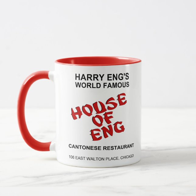 Caneca Harry Eng's, Casa de Eng, Chicago, IL (Esquerda)