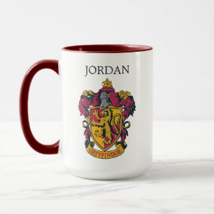 Caneca Harry Potter   Casa Gryffindor   Adicione seu nome