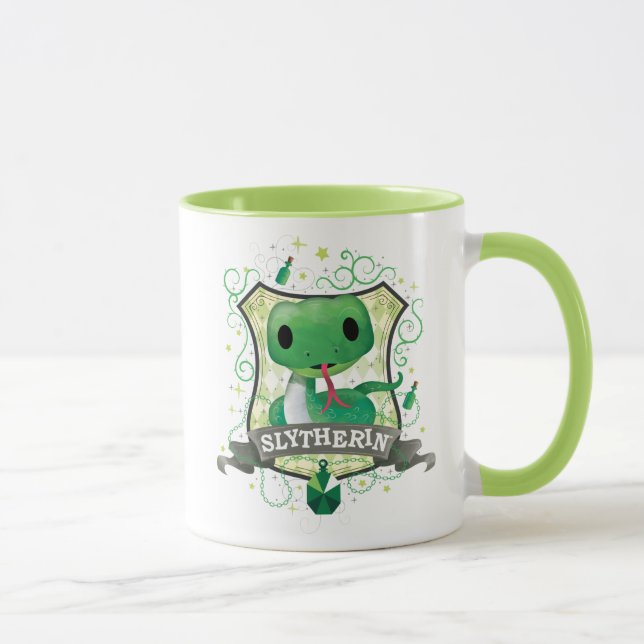 Caneca Harry Potter | Charmoso Brasão SLYTHERIN™ (Direita)