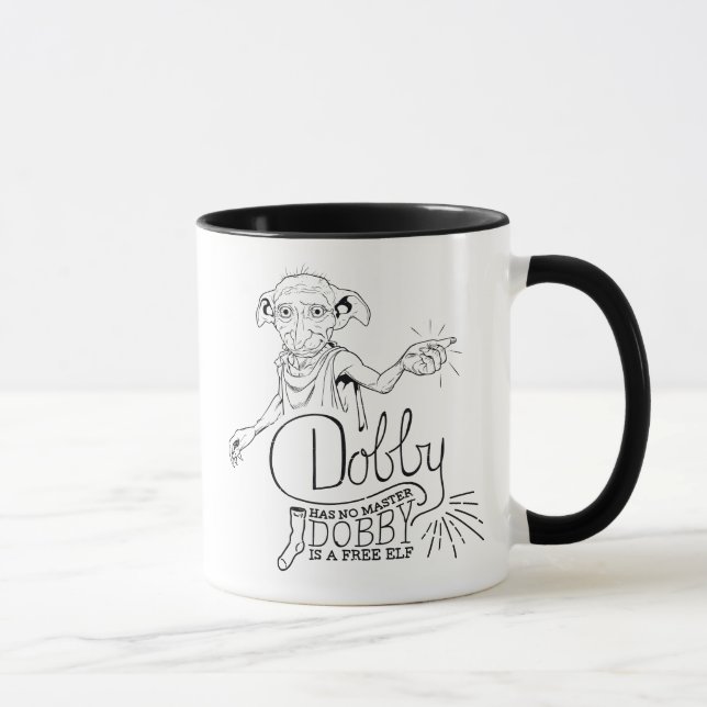 Caneca Harry Potter| Dobby Não Tem Mestre (Direita)