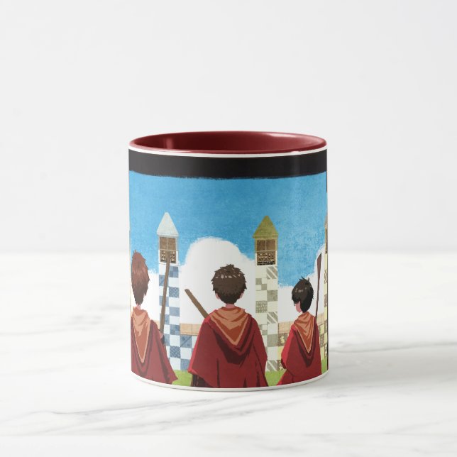 Caneca HARRY POTTER™ e a equipe GRYFFINDOR™ QUIDDITCH™ (Centro)