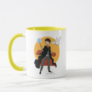 Caneca HARRY POTTER™ e Hedwig Ilustração