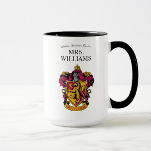 Caneca Harry Potter   Gryffindor House Crest