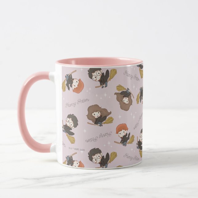 Caneca HARRY POTTER™, Hermione e Ron Flying Patterm (Esquerda)