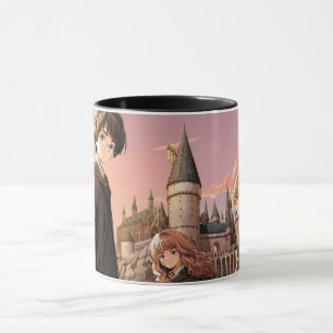 Caneca HARRY POTTER™ Hermione & Ron HOGWARTS™ Cena de Ani