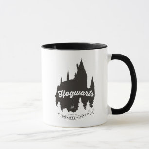 Caneca Harry Potter   HOGWARTS™ Castle Typografia