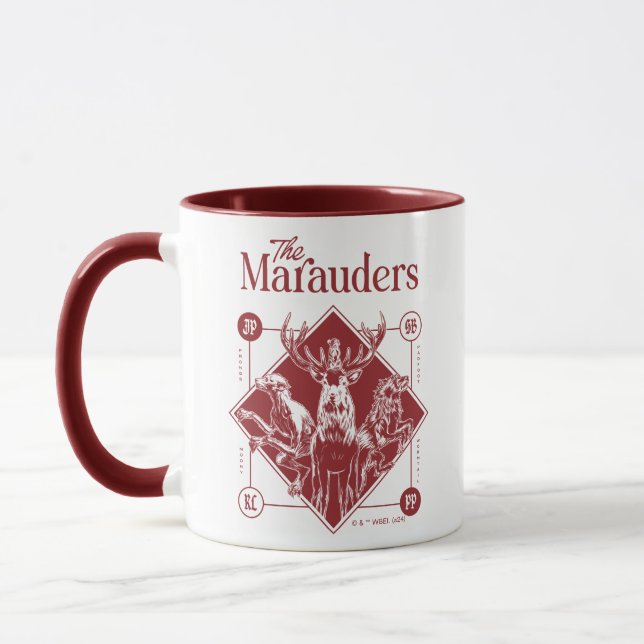 Caneca HARRY POTTER™ O Gráfico Marauders Animagus (Esquerda)