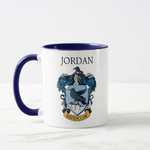 Caneca Harry Potter   Ravenclaw gótico   Adicione seu nom