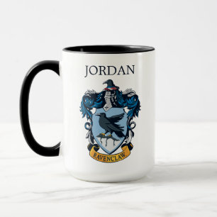 Caneca Harry Potter   Ravenclaw gótico   Adicione seu nom