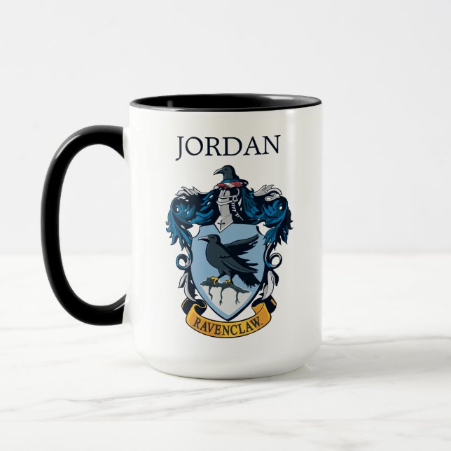 Caneca Harry Potter | Ravenclaw gótico | Adicione seu nom (Esquerda)