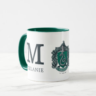 Caneca Harry Potter   Slytherin Crest Green