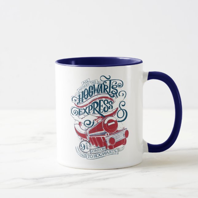 Caneca Harry Potter | Tipografia do Expresso de Hogwarts (Direita)