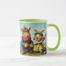 Caneca Hasenkinder im Frühlingsdorf 