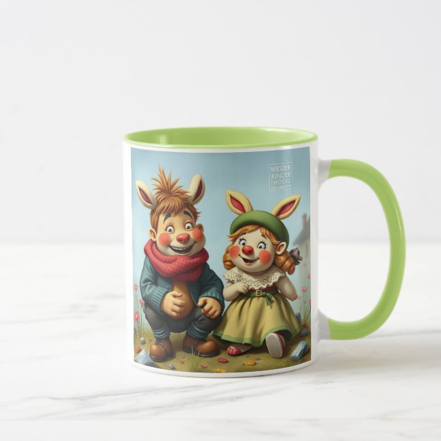 Caneca Hasenkinder im Frühlingsdorf  (Direita)