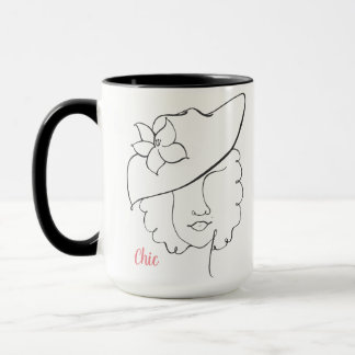 Caneca Hat Lady Chic Mug