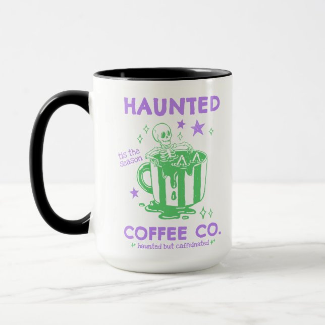 Caneca Haunted Coffee Co Personalizado (Esquerda)