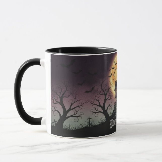 Caneca Haunted House Halloween Mug (Esquerda)