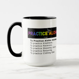 Caneca Havaí Para Praticar O Café Aloha Shaka (Perder)