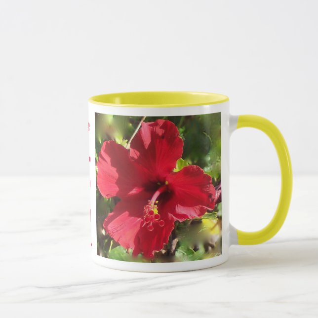 Caneca havaiana do hibiscus (Direita)