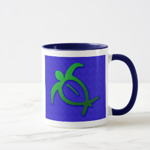 Caneca havaiana do Petroglyph de Honu