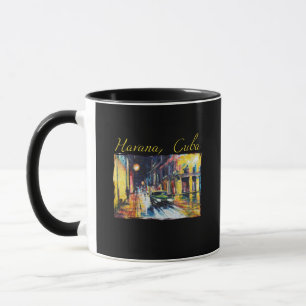 Caneca Havana Cuba - Cena Noturna de Habana Vieja