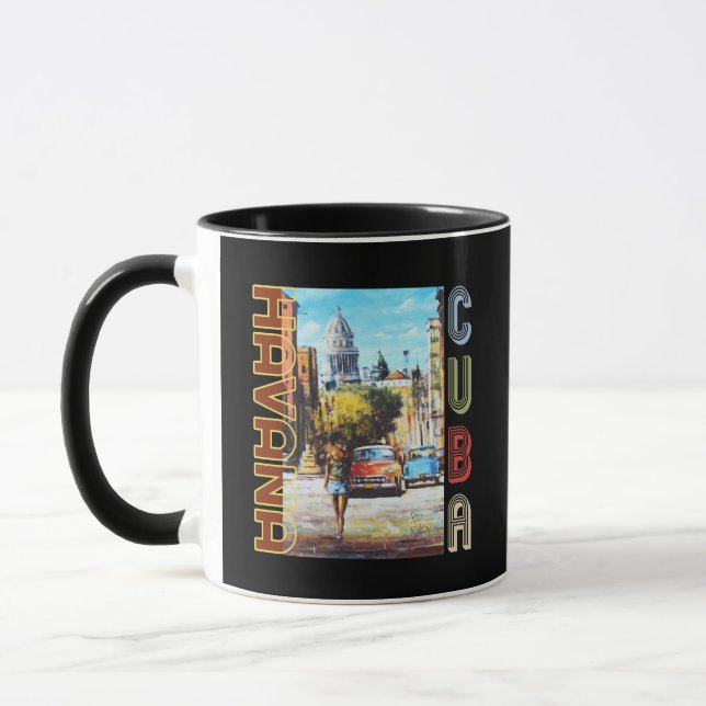 Caneca Havana Cuba Fine Art - Capital Nacional (Esquerda)