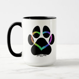 Caneca Hawaii Practice Aloha - Puppy Love Rainbow