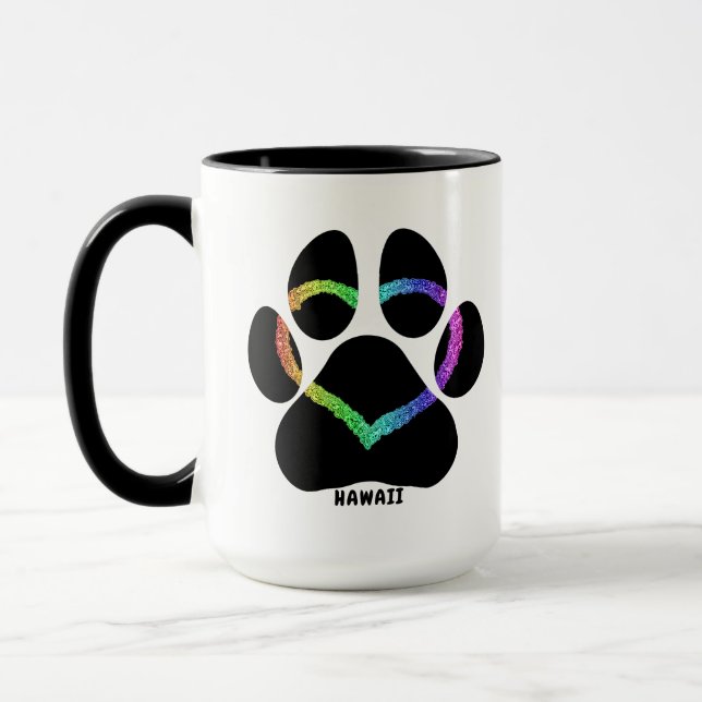 Caneca Hawaii Puppy Love Rainbow (Esquerda)