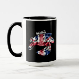 Caneca Hawaii Tribal Honu HIFlag