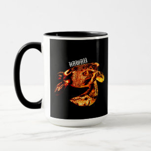 Caneca Hawaii Tribal Honu Lava