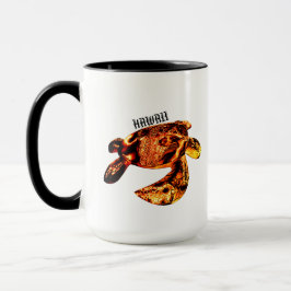 Caneca Hawaii Tribal Honu Lava
