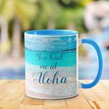 Hawaii Tropical Beach Você me tinha na Aloha Scrip