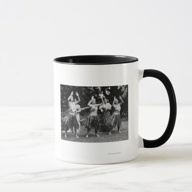 Caneca HawaiiHula Dancers FotografiaHavaí (Direita)