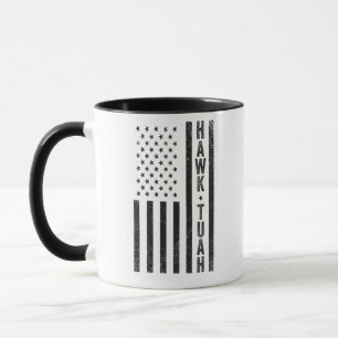 Caneca Hawk Tuah cuspiu naquele dia 4 de julho americano