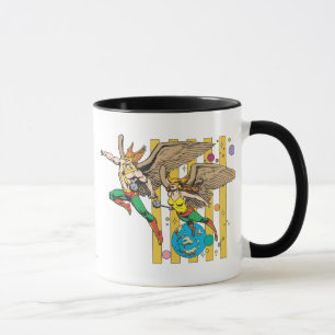 Caneca Hawkman e Hawkgirl