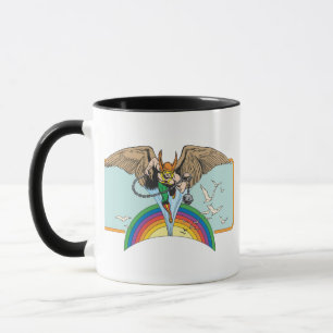 Caneca Hawkman voa pelo Sky