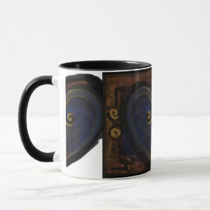 Caneca Heart F Clef Music Whimsical Maureen Girard