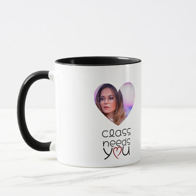 Caneca Heart Frame Teacher Appreciation Mug (Esquerda)