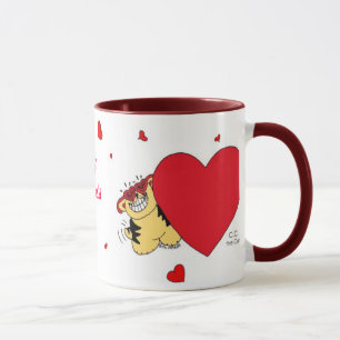 Caneca HEARTED GRANDE dos namorados do CAT