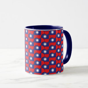 Caneca Hearts & Taiwan Flag / Taiwan