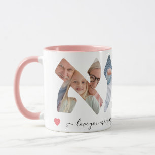Caneca Hebraico - Foto Collage Script Mug