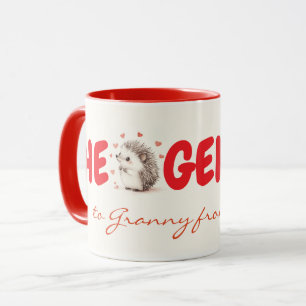 Caneca Hedgehugs! Bonito Presente Personalizado Para A Av