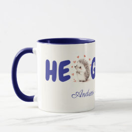 Caneca Hedgehugs! Mug De Café De Cachorro Personalizado, 