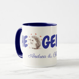 Caneca Hedgehugs! Mug De Café De Cachorro Personalizado,