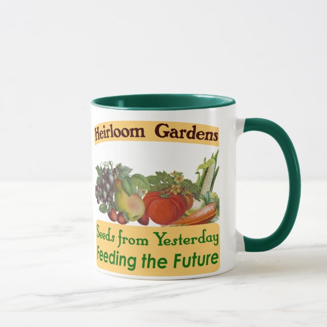 Caneca Heirloe Gardens Green dizendo (Direita)