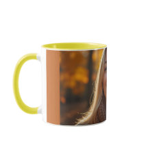 Helena Chevalier Close-up in Autumn Forest Mug